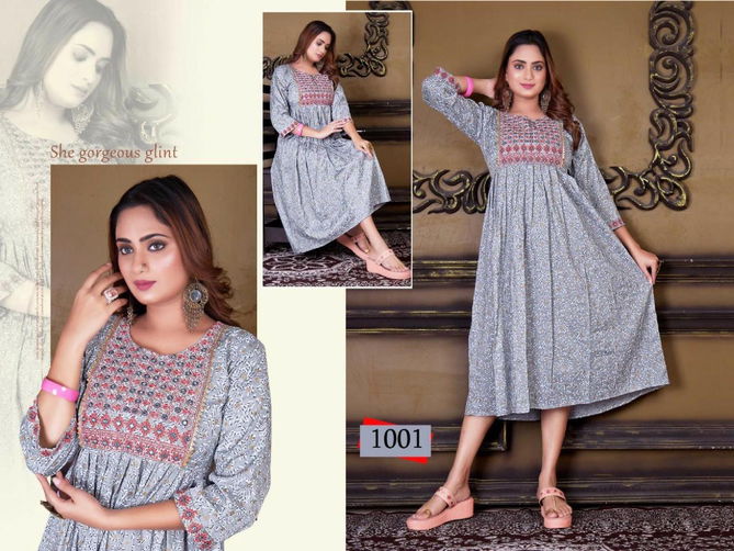 Trendy Taahira 2 Fancy Wear Wholesale Anarkali Kurti Collection